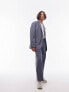 Фото #1 товара Topman wide leg suit trousers in blue