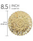 Фото #3 товара Gold Coast 3-D Set of 4 Sunflower Dessert Plates