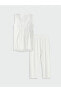 Фото #1 товара Пижама LCW DREAM с квадратным вырезом и кружевными деталями