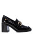 Women's Patent Leather Heeled Loafers, Carmela Collection By XTI