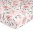Фото #1 товара Crane Baby Cotton Sateen Fitted Crib Sheet - Parker Floral