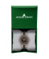 ფოტო #3 პროდუქტის Men's Eco Power Watch with Solid Stainless Steel / Wood Inlay Strap 1-2116