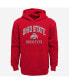 ფოტო #2 პროდუქტის Toddler Boys and Girls Scarlet, Gray Ohio State Buckeyes Play-By-Play Pullover Fleece Hoodie and Pants Set