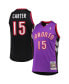 ფოტო #2 პროდუქტის Men's Vince Carter Purple Toronto Raptors 1999/2000 Hardwood Classics Authentic Jersey