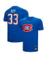 Фото #1 товара Men's Patrick Roy Blue Montreal Canadiens Name and Number T-shirt