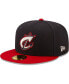 ფოტო #1 პროდუქტის Men's Navy Columbus Clippers Authentic Collection 59FIFTY Fitted Hat