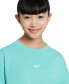 ფოტო #3 პროდუქტის Big Girls Sportswear Cotton Oversized T-Shirt