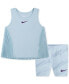 ფოტო #1 პროდუქტის Toddler Girls 2-Pc. Prep In Your Step Shorts & Top Set