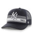 ფოტო #1 პროდუქტის Men's '47 Navy New York Yankees Cumberland Trucker Snapback Hat