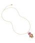 ფოტო #1 პროდუქტის Faux Stone Football Bear Pendant Necklace