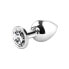 Фото #1 товара Metall-Analplug mit Kristall, 8 cm