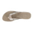 Фото #4 товара Sperry Seafish Metallic Flip Flops Womens Beige Casual Sandals STS89249