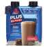 Фото #1 товара Plus Protein-Rich Shake, Creamy Milk Chocolate, 4 Shakes, 11 fl oz (325 ml) Each