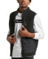 Men's Cozy Standard-Fit Mixed-Media Plush Fleece Vest