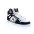 Фото #2 товара DC Pure High Top WC ADYS400043-XKWR Mens White Leather Skate Sneakers Shoes