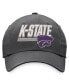 Фото #3 товара Men's Charcoal Kansas State Wildcats Slice Adjustable Hat