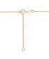 ფოტო #4 პროდუქტის Diamond Pavé & Polished Butterfly Layered Pendant Necklace (1/6 ct. t.w.) in 10k Gold, 17" + 1" extender, Created for Macy's