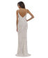 ფოტო #2 პროდუქტის Women's Danika Floral Beaded Sheath Beaded Dress with Beaded Fringe