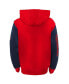 ფოტო #2 პროდუქტის Big Boys Red, Navy St. Louis Cardinals Postcard Full-Zip Hoodie Jacket