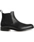 Men's Hiro Leather and Embossed Croc Detailing Chelsea Boots