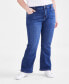 Фото #4 товара Plus Size Mid Rise Curvy Bootcut Jeans, Created for Macy's