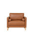Фото #1 товара 39.8"W Faux Leather Upholstered Morris Chair