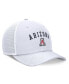 Фото #2 товара Men's White Arizona Wildcats Letter Logo Trucker Adjustable Hat