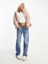 Фото #5 товара Urban Revivo short teddy bear jacket in pink