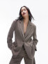 Фото #1 товара Topshop open back blazer in taupe