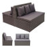 Фото #5 товара Садовый диван MCW Poly-Rattan 2er Sofa G16 (2er Set)