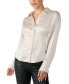 Фото #2 товара Women's Satin Side-Tied Blouse