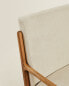 Фото #12 товара Ash wood linen armchair