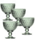 Фото #1 товара Boston Crystal Dessert Bowl/ Champagne Glass, Set of 4