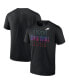 ფოტო #1 პროდუქტის Men's Black Philadelphia Eagles Super Bowl LVII Open Sky T-shirt