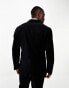 Selected Homme slim fit suit jacket in navy velvet