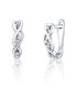 Fine silver earrings with zircons SVLE1228XH2BI00