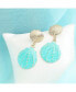 ფოტო #2 პროდუქტის Women's Seashell Drop Earrings