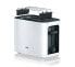 Braun PureEase HT 3010 WH - 2 slice(s) - White - Buttons,Rotary - 1000 W