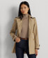 Фото #1 товара Women's Double-Breasted Short Trench Coat