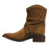 Фото #3 товара Lucchese Bianca Studded Round Toe Cowboy Booties Womens Brown Casual Boots BL701