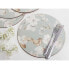 CREATIVE TOPS Duck Egg Floral Premium Pack Of 4 Round Placemats