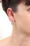 Charming silver earrings with clear zircons E0000677, E0000678