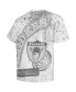 Фото #2 товара Men's White Las Vegas Raiders Big and Tall Allover Print T-shirt