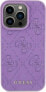 Guess Guess GUHCP15SP4EPMU iPhone 15 / 14 / 13 6.1" fioletowy/light purple hardcase Leather 4G Stamped