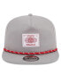 ფოტო #2 პროდუქტის Men's Gray Atlanta United FC Established Patch 9FORTY A-Frame Trucker Adjustable Hat