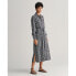 GANT G Patterned Long Sleeve Dress