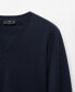 Фото #7 товара Men's 100% Merino Wool V-Neck Sweater