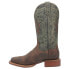 Dan Post Boots Dee TooledInlay Embroidery Square Toe Cowboy Womens Brown, Green