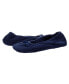 ფოტო #6 პროდუქტის Women's Chevron Micro Terry Ballerina Slipper