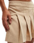 ONLY tailored pleated skort in beige